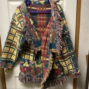Fun eclectic throw shawl one size fits‎ most